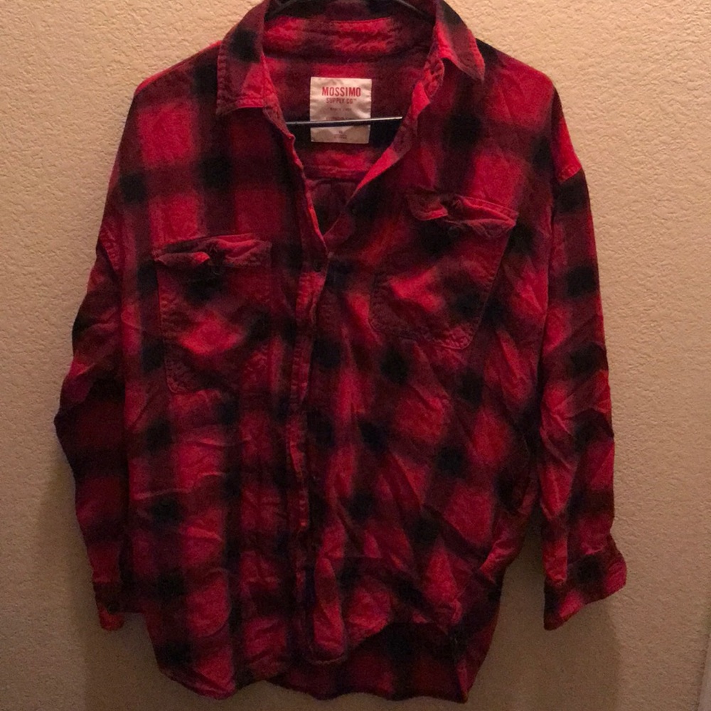 Oversized flannel (with pockets)
